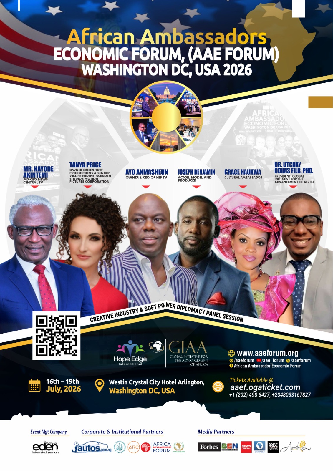 📍African Ambassadors Economic Forum (AAE Forum) Washington DC, USA 2026